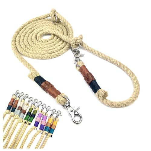 Lionet Paws Baumwoll Hundeleine – Handgefertigte Leine Für Kleine, Mittlere & Große Hunde