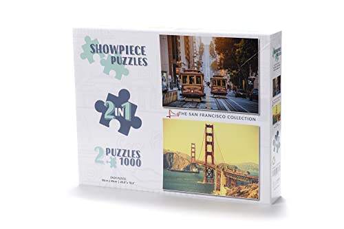 Showpiece Puzzles Colección de 2 x 1000 piezas (San Francisco)