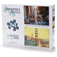 Showpiece Puzzles Colección de 2 x 1000 piezas (San Francisco)
