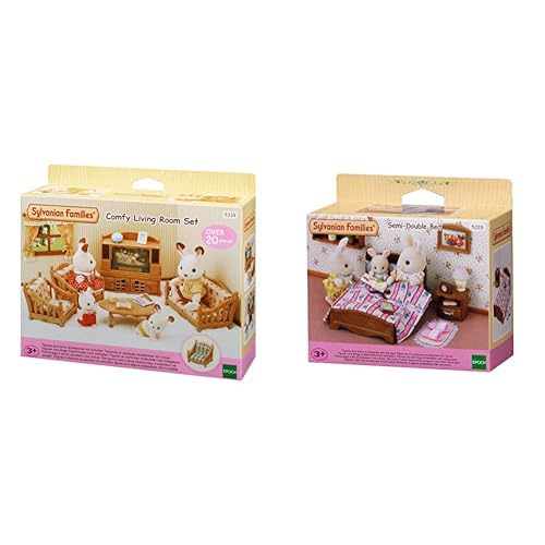 Sylvanian Families - Le Village - La Piéce A Vivre - 5339 - Meubles et Accessoires Poupée - Mini...