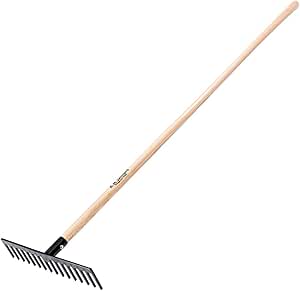 Amazon.com : A.M. Leonard American-Made Steel Landscape Rake with ...