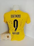  Generisch Camiseta de Dortmund 2020/2021 firmada por equipo, autógrafo, COA de fútbol 176
