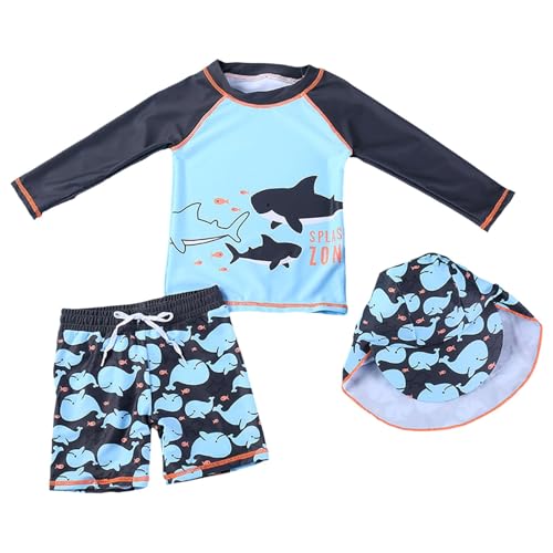 Combinaison et natation bébé en neoprene pièce garçon anti-UV dinosaure