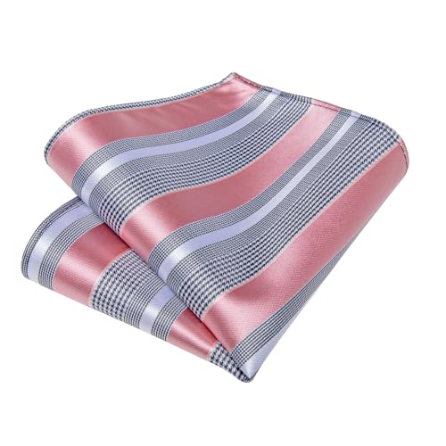 Image of DiBanGu Mens Silk Self Bow Tie Set 4PCS for Tuxedo Wedding