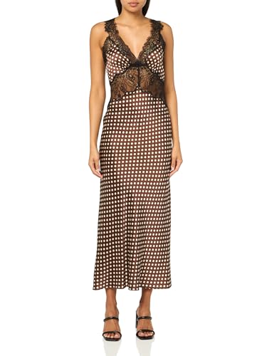 Ronny Kobo Women's Holiday Maxi Dress, Brown Ecru, X-Large at Amazon  Women's Clothing store