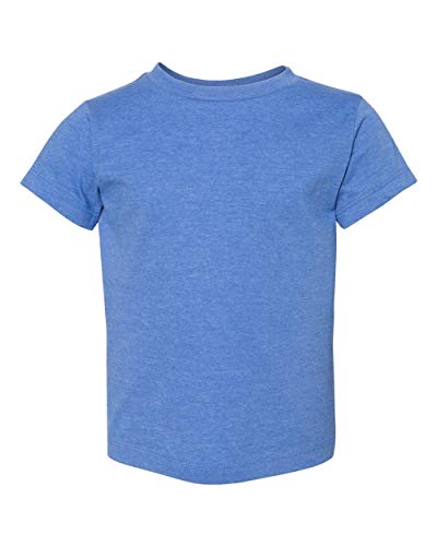 Bella + Canvas Toddler Jersey Short-Sleeve T-Shirt 5T HTHR COLUM BLUE