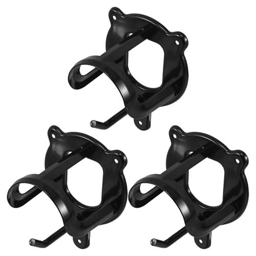 FUTUREORYY 3 St Stallkrokar För Hästutrustning Förvaring Av Hästträns Träns- Och Sadelförvaringshängare Hästträns Väggmonterad Tränshängare Med Skruvar Stallgrimmahållare Svart