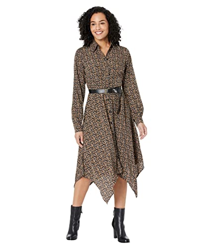 Michael Kors Zartes Paisley-Kleid, Sienna, X-Groß