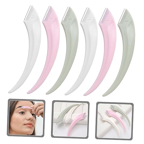 VINTORKY 6 Pçs Ferramenta De Barbear Lâminas Faciais Para Mulheres Rosto Lâminas Para Sobrancelhas P