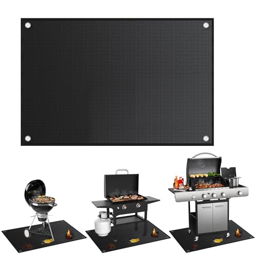 Outdoor Grill Mat 60x40inch Fireproof & Waterproof