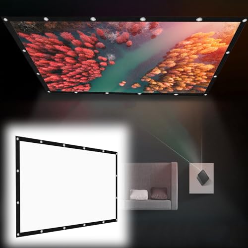 Pantalla de proyector plegable 200 pulgadas 4:3 HD portátil