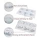 MoldFun 6 Cavity 3D Rabbit Mousse Cake Baking Pan Easter Day Bunny Silicone Mold for French Dessert Soap Lotion Bar Cupcake Butter Jelly Jello Ice Cube Tray Plaster