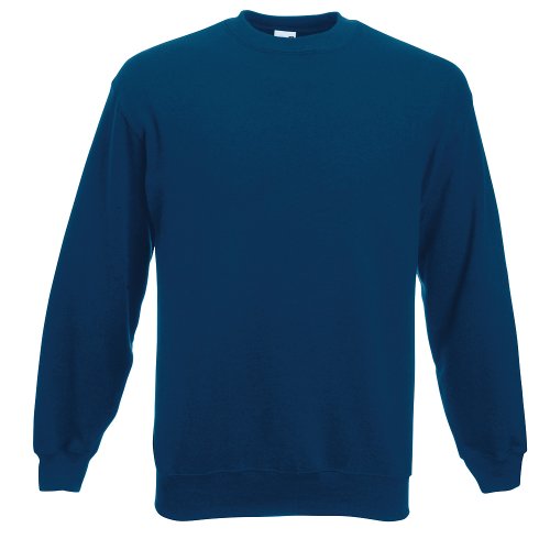 Fruit of the Loom Classic Set-In Sweat, Farbe:Navy, Größe:L Fruit of the Loom Classic Set-In Sweat, Farbe:Navy, Größe:L