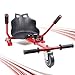OUKANING Go-Kart Sitz Halter Go-Kart Stuhl für Go Kart Balance Eletric Scooter Rot
