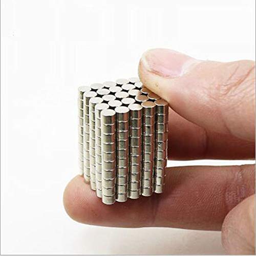 80 Piece Small Round Multi Purpose Refrigerator Magnet For Office, Home, Other Multi Functional Projects 4X3Mm #TOP2