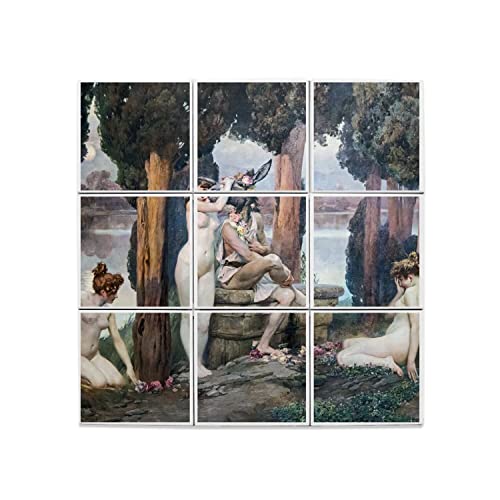 Carreaux céramique haut de gamme La Folie de Titania fresque murale
