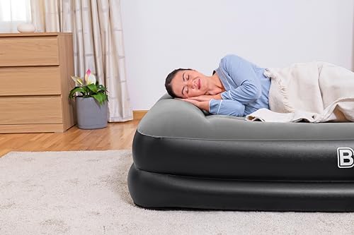 Bestway Luftbett Premium+ Queen-Size 203x152x46 cm mit eingebauter Pumpe