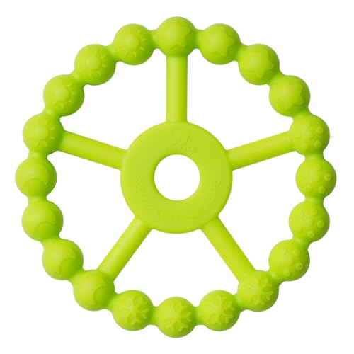 Image of Baby Teether, Keeping Babys Busy, Seposeve Teething Toys for Babies 6 Months, Silicone Teether Toys 6-12 Months 12-24 Months, Easy to Hold, BPA Free, Green