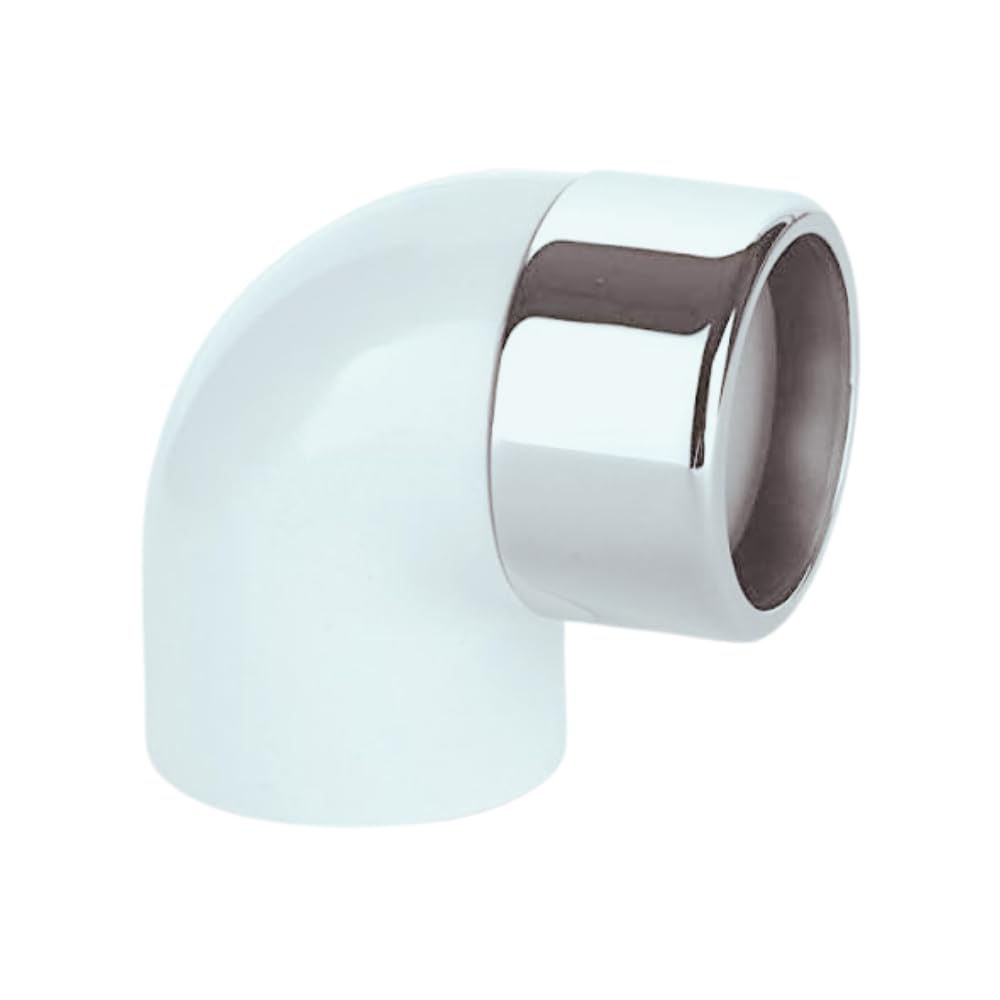 McAlpine - Compression Bend - 90 Degree - White - ABS Solvent Weld