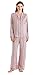 Produktbild Hanro Damen Malie Woven Long Sleeve Shirt Pyjamaoberteil, Tender Apricot Stripe, Klein