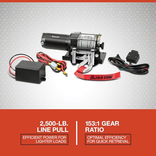 Winch Eléctrico Ultra-Tow 12V 2500 lb Capacidad miniatura 2