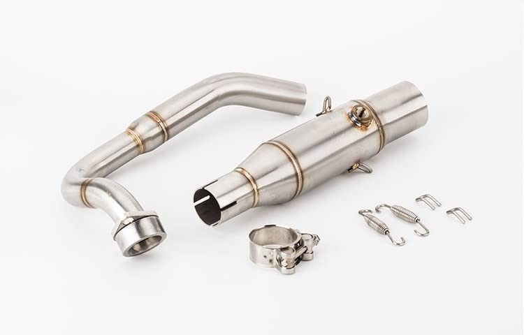 Motorrad Auspuff Schalldämpfer Für FORZA300 Für Forza 300 Universal Motorrad Auspuff Schalldämpfer Edelstahl