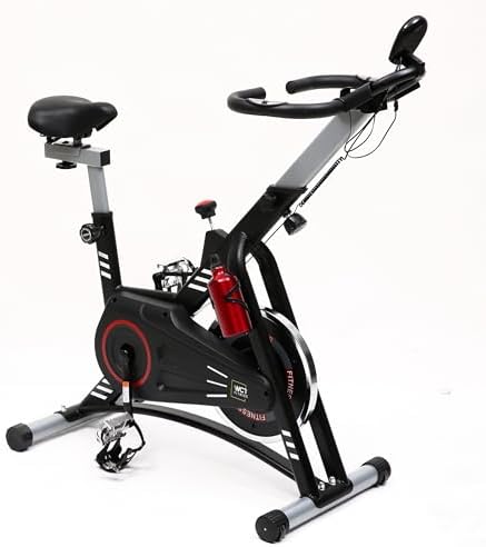 Bike Spinning WCT Fitness Ergométrica Roda Inércia 8Kg Preto Verm...