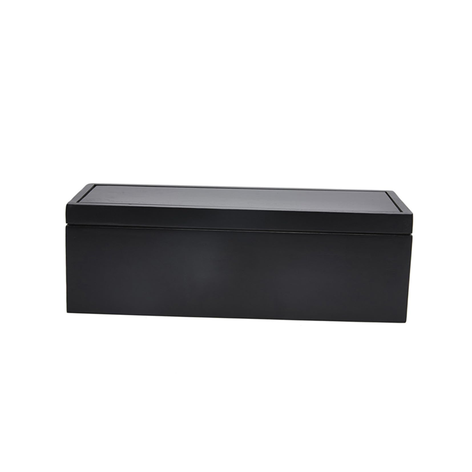 Caja Organizadora de Cables de Plástico Negro Tapa Abierta para Almacenamiento Rápido y Gestión de Enchufes Hogar y Oficina