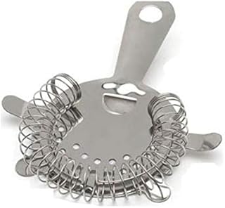 4 Prong Stainless Steel Cocktail Hawthorn Bar Strainer
