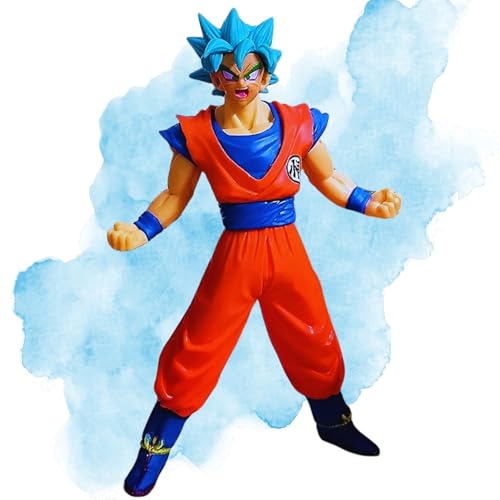 Image of Mallexo DBZ Action Figures Set 1PCs Dragn Bal Z Toys for Kids Animee Toy Set of Size 18CM for Car Dashboard, Decoration, Cake, Office Desk & Study Table Multicolor - (S2)