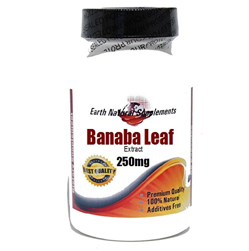 Banaba Leaf Extract 250mg * 90 Caps 100 % Natural - by EarhNaturalSupplements Banaba Leaf Extract 250mg * 90 Caps 100 % Natural - by EarhNaturalSupplements