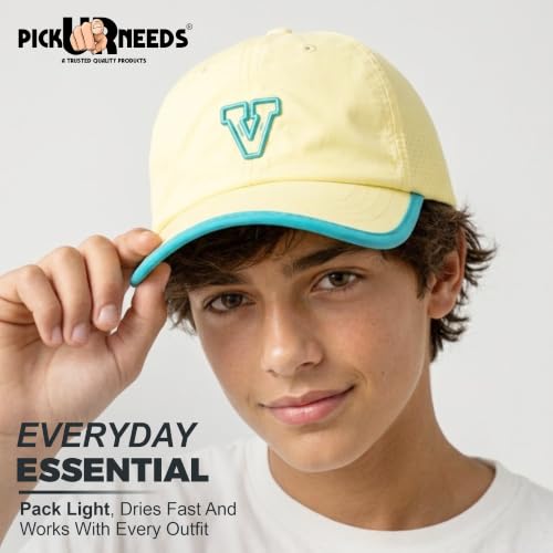 Image of Pick Ur Needs Unisex Sports Baseball Cap Breathable Quick-Dry Summer Cap with Adjustable Strap