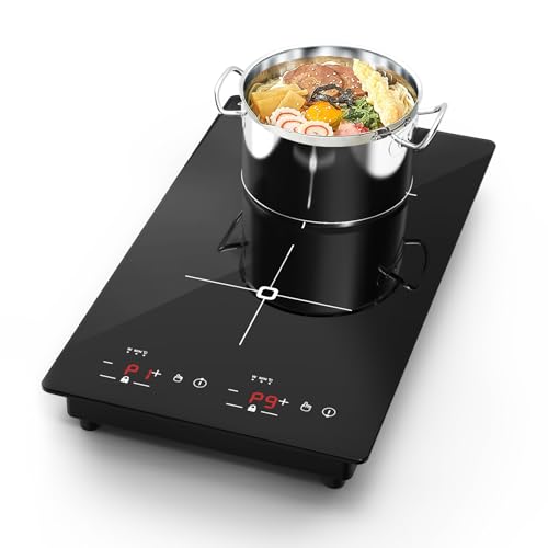 VBGK Double Induction Cooktop, 2300W 110V Portable Induction...