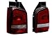 Produktbild Original Volkswagen VW Ersatzteile T5 Facelift Rückleuchten Set, abgedunkelt,, Original, Multivan, Transporter, Bus