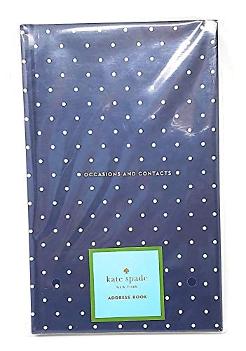 Kate Spade Larabee Dot Navy Occasions and Contacts Book