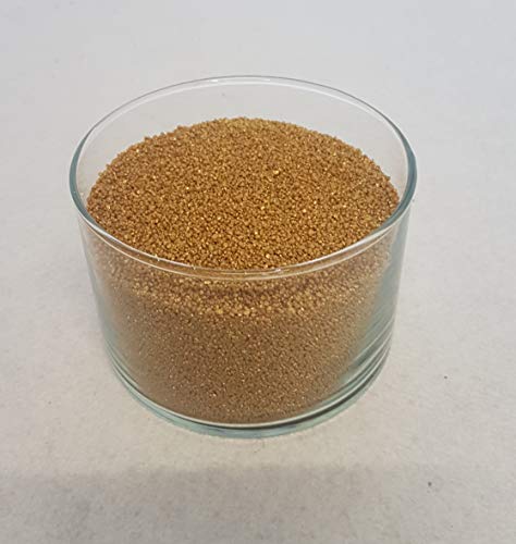 Deko-JunKies Dekosand Arena Decorativa, Cuarzo, Dorado metálico, Gold Metallic