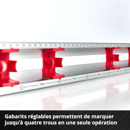 Niveau à bulle de marquage Einhell 80 cm : alignement et traçage précis sans rature - 6