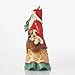 Enesco Jim Shore Heartwood Creek Santa Holding a Christmas Tree and Toybag Figurine, 8.07 Inch, Multicolor