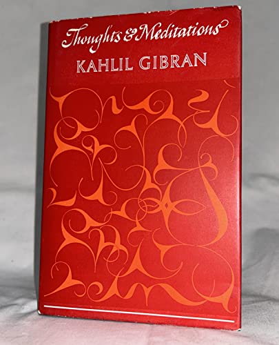 Thoughts and Meditations 1555218946 Book Cover