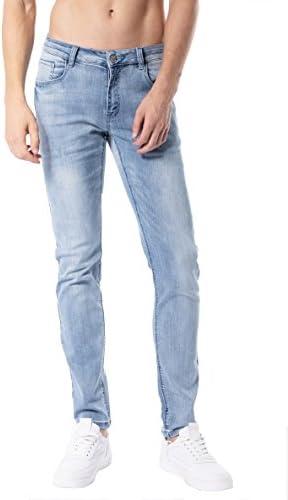 ZLZ Jeans Pants Slim Fit, Younger-Looking Fashionable Colorful Co...