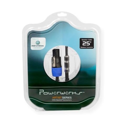 Powerwerks Artist Series 25 Feet Speaker Cable Assembled with Neutrik speakON Connector PW25SQ Cover