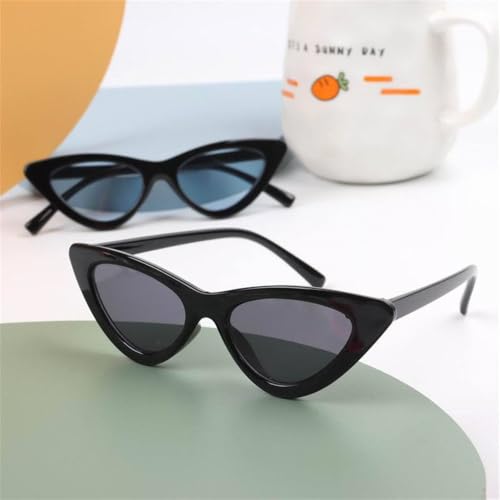 Kids Fashion Triangle Cat-Eye Sunglasses with Light Tinted Lenses Sun Glasses Trendy Stylish Personality Design Eyewear3