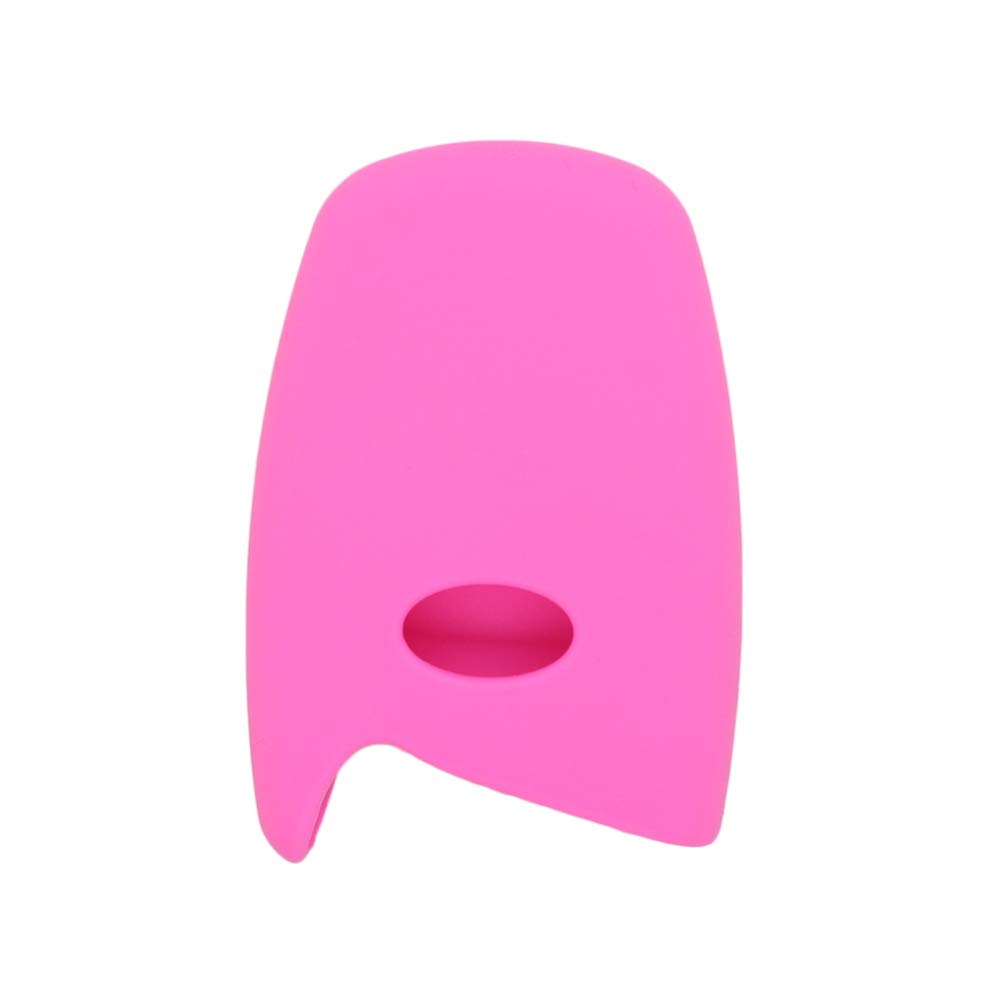 BROVACS Silicone Cover Protector Case Holder Skin Jacket Compatible with HYUNDAI Santa Fe ix45 3 Button Remote Smart Key Fob CV9105 Pink