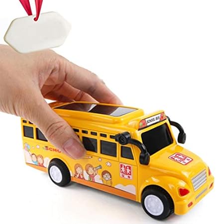 Amazon Cbpp漫画慣性車の Led の点滅ライトサウンド車両ポリシー車スクールバス模型キッズおもちゃギフトおもちゃの車のる 建設車両 おもちゃ