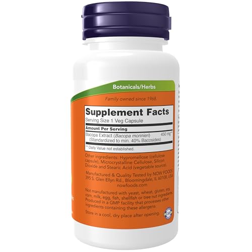 NOW Supplements Bacopa Extract