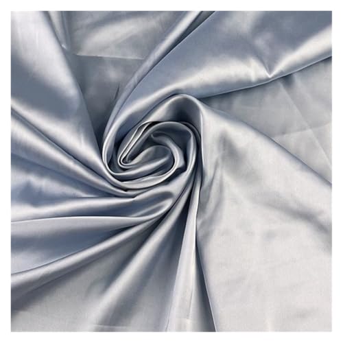 Tissu en satin de couleur unie violet doux au mètre pour couture faite à la main et robe