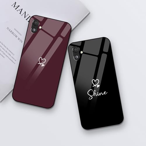 Image of COLORflow Back Cover Compatible with Samsung F14 5G | Cute Korean Hearts Customized | Shockproof TPU Bumper with Camera Protection Back Cover Compatible with Samsung Galaxy F14 5G