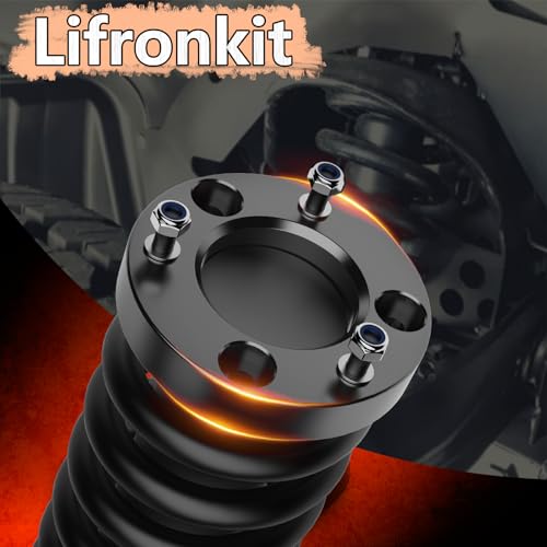 Image of 1.5 Inch Front Leveling Lift Kit For 2004-2026 Ford F150 2WD /4WD, Lift Kit Compatible With Expedition 2003-2018,2pcs Aluminum Suspension Strut Spacers | Raise Front End 1.5 inch