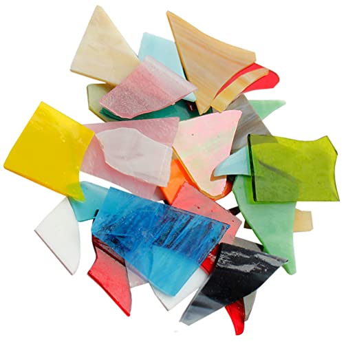 Keramische Mosaiksteine Frostsicher - 1000g DIY Bastelset Bunte Farbmix