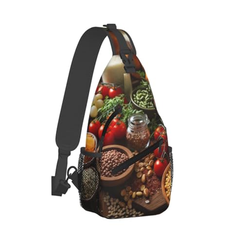 Pequeña mochila tipo bandolera para senderismo unisex miniatura 1